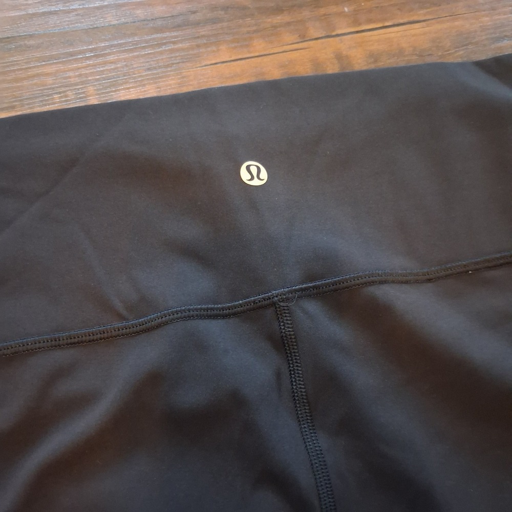 Lululemon Align Leggings Womens 14 Black High Rise Full Length Yoga Pants Gym